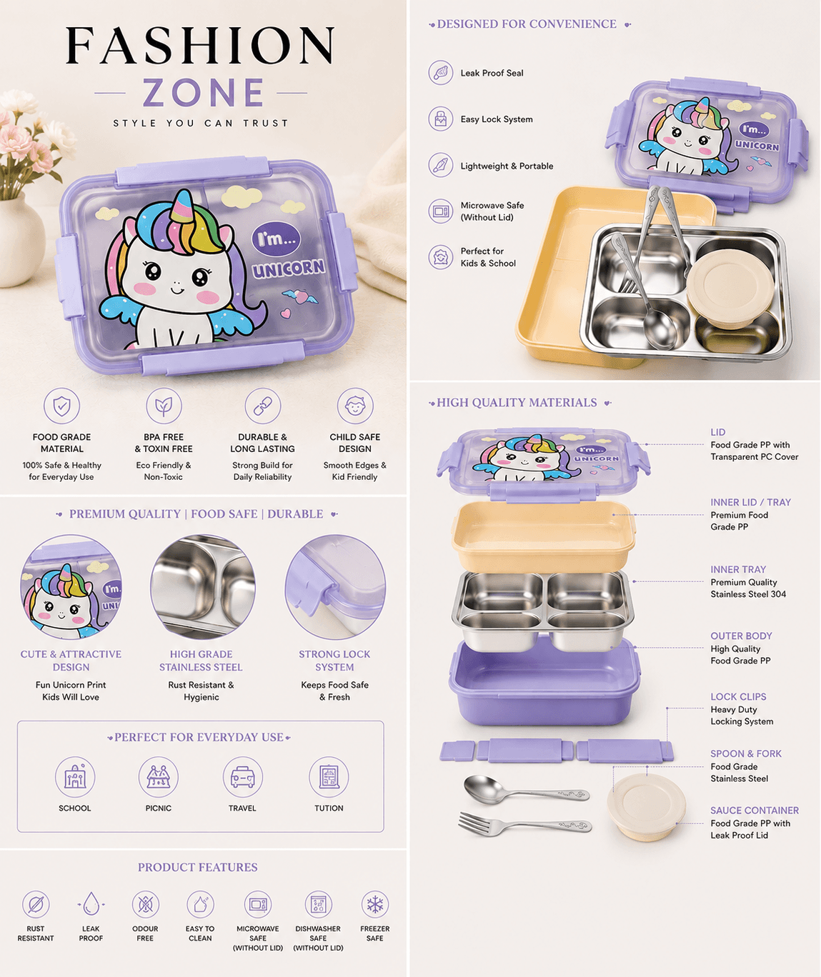 Unicorn Lunchbox