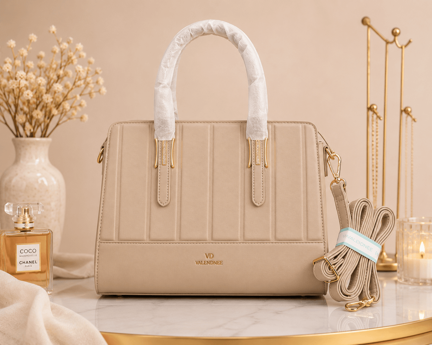 Ivory duchess satchel